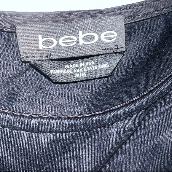 Bebe sequin cutout crop top - Picture 6 of 7